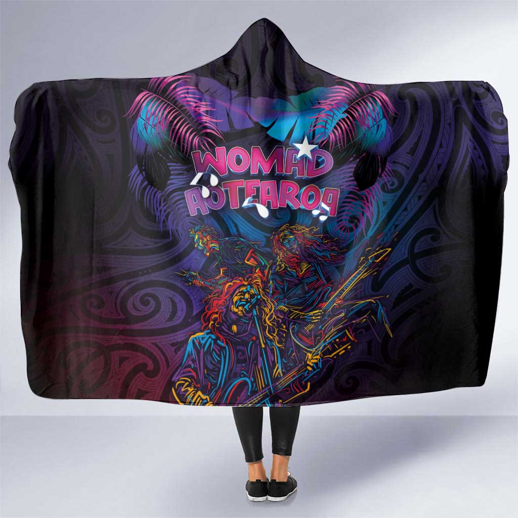 Aotearoa Arts Festival 2025 Hooded Blanket Maori Performing Art and Music - Rhythmic Vibes