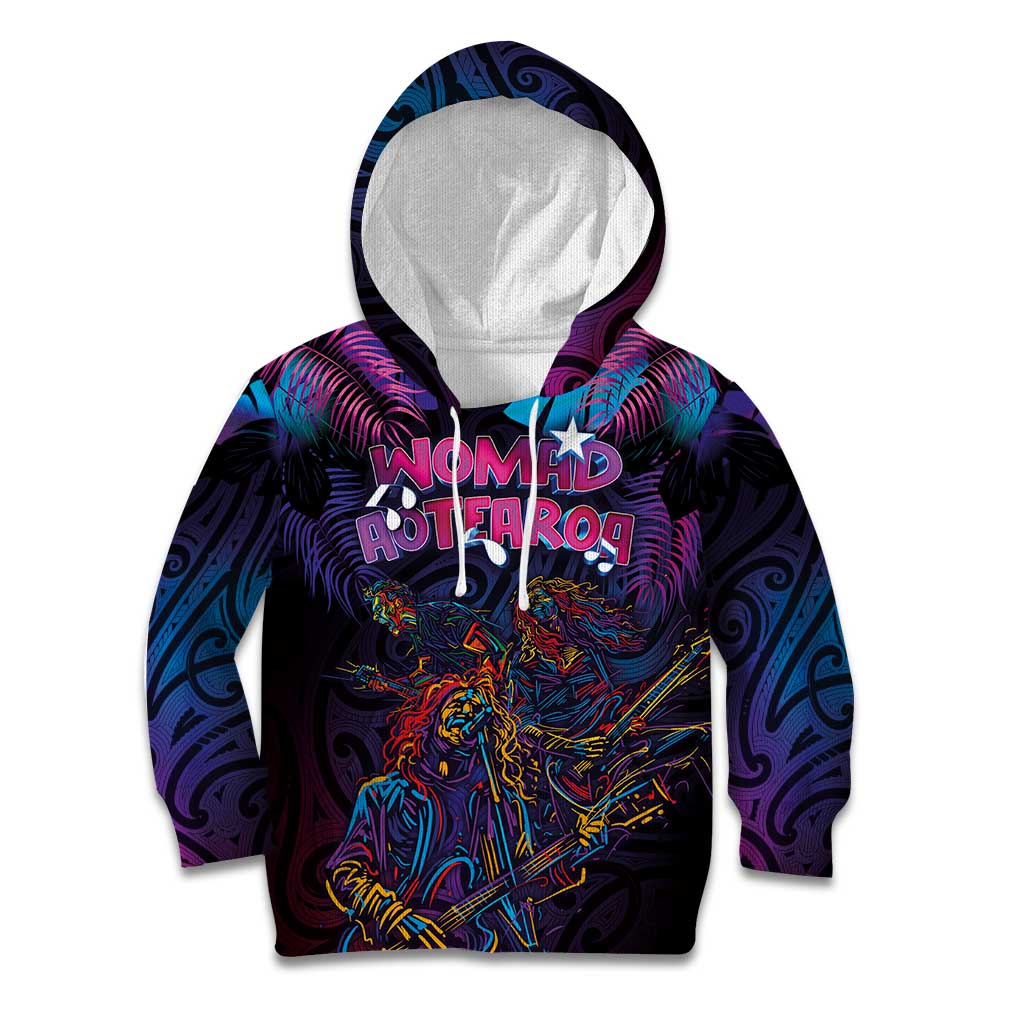 Aotearoa Arts Festival 2025 Kid Hoodie Maori Performing Art and Music - Rhythmic Vibes