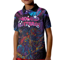 Aotearoa Arts Festival 2025 Kid Polo Shirt Maori Performing Art and Music - Rhythmic Vibes