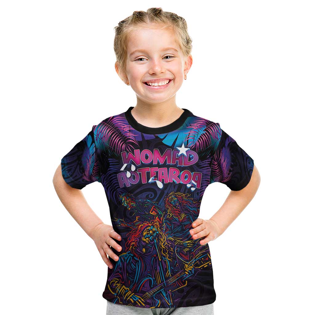 Aotearoa Arts Festival 2025 Kid T Shirt Maori Performing Art and Music - Rhythmic Vibes LT03 Black - Polynesian Pride