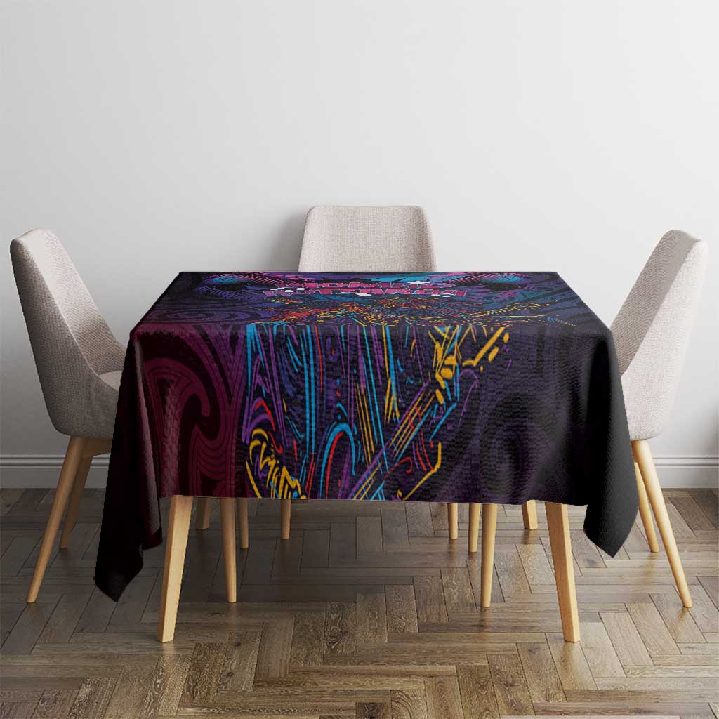 Aotearoa Arts Festival 2025 Tablecloth Maori Performing Art and Music - Rhythmic Vibes