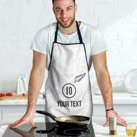 Custom New Zealand Football Apron The Whites-Sporty T90 Style LT03 - Polynesian Pride