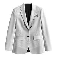 Custom New Zealand Football Blazer The Whites-Sporty T90 Style LT03 Unisex White - Polynesian Pride