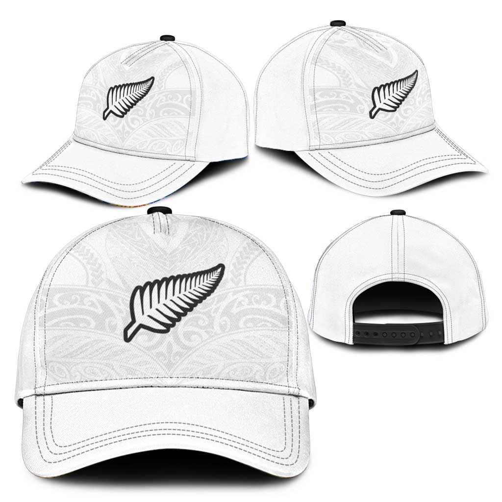 New Zealand Football Classic Cap The Whites-Sporty T90 Style LT03 - Polynesian Pride