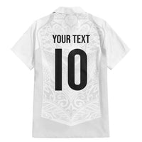 Custom New Zealand Football Family Matching Mermaid Dress and Hawaiian Shirt The Whites-Sporty T90 Style LT03 - Polynesian Pride