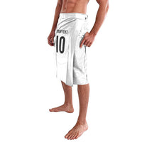 Custom New Zealand Football Lavalava The Whites-Sporty T90 Style LT03 - Polynesian Pride