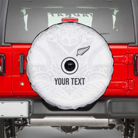 Custom New Zealand Football Spare Tire Cover The Whites-Sporty T90 Style LT03 - Polynesian Pride