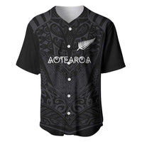 Custom Aotearoa Rugby Baseball Jersey The Blacks-Sporty T90 Style LT03 Black - Polynesian Pride