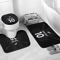 Custom Aotearoa Rugby Bathroom Set The Blacks-Sporty T90 Style LT03 Mat Set Only (3 pcs) One Size Black - Polynesian Pride
