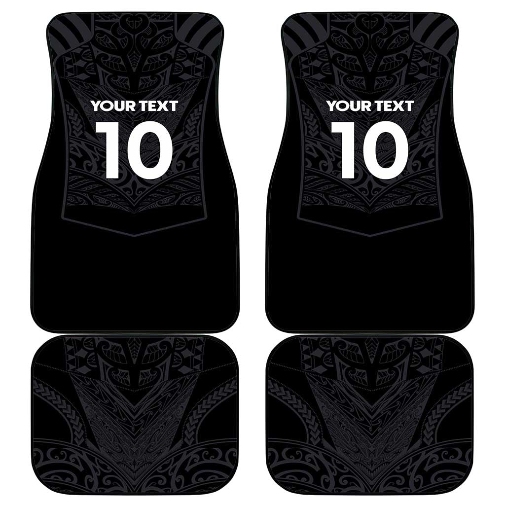 Custom Aotearoa Rugby Car Mats The Blacks-Sporty T90 Style LT03 - Polynesian Pride