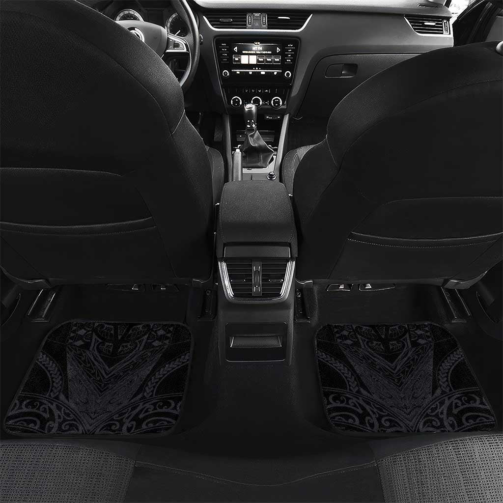 Custom Aotearoa Rugby Car Mats The Blacks-Sporty T90 Style LT03 Set 2pcs - Back Black - Polynesian Pride