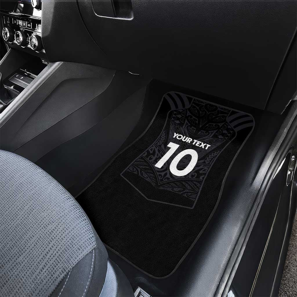 Custom Aotearoa Rugby Car Mats The Blacks-Sporty T90 Style LT03 - Polynesian Pride