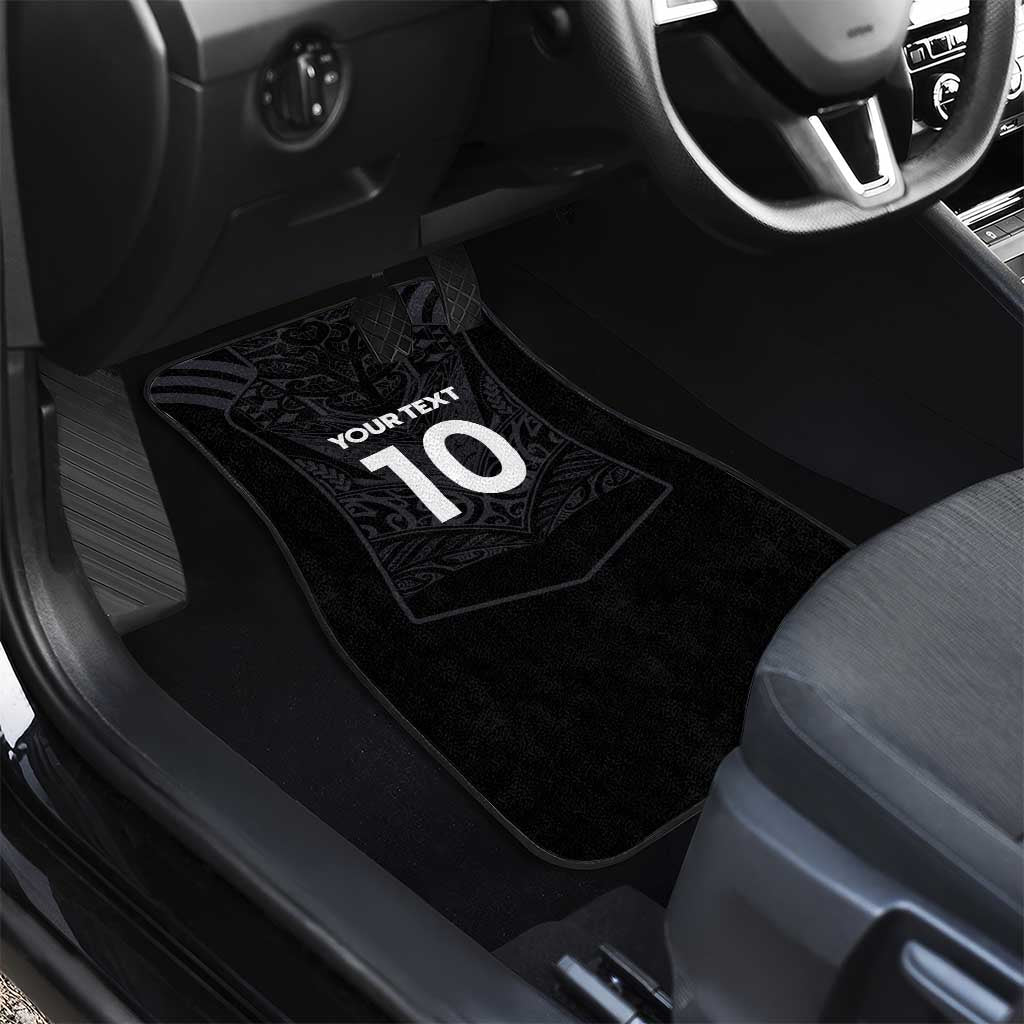 Custom Aotearoa Rugby Car Mats The Blacks-Sporty T90 Style LT03 - Polynesian Pride