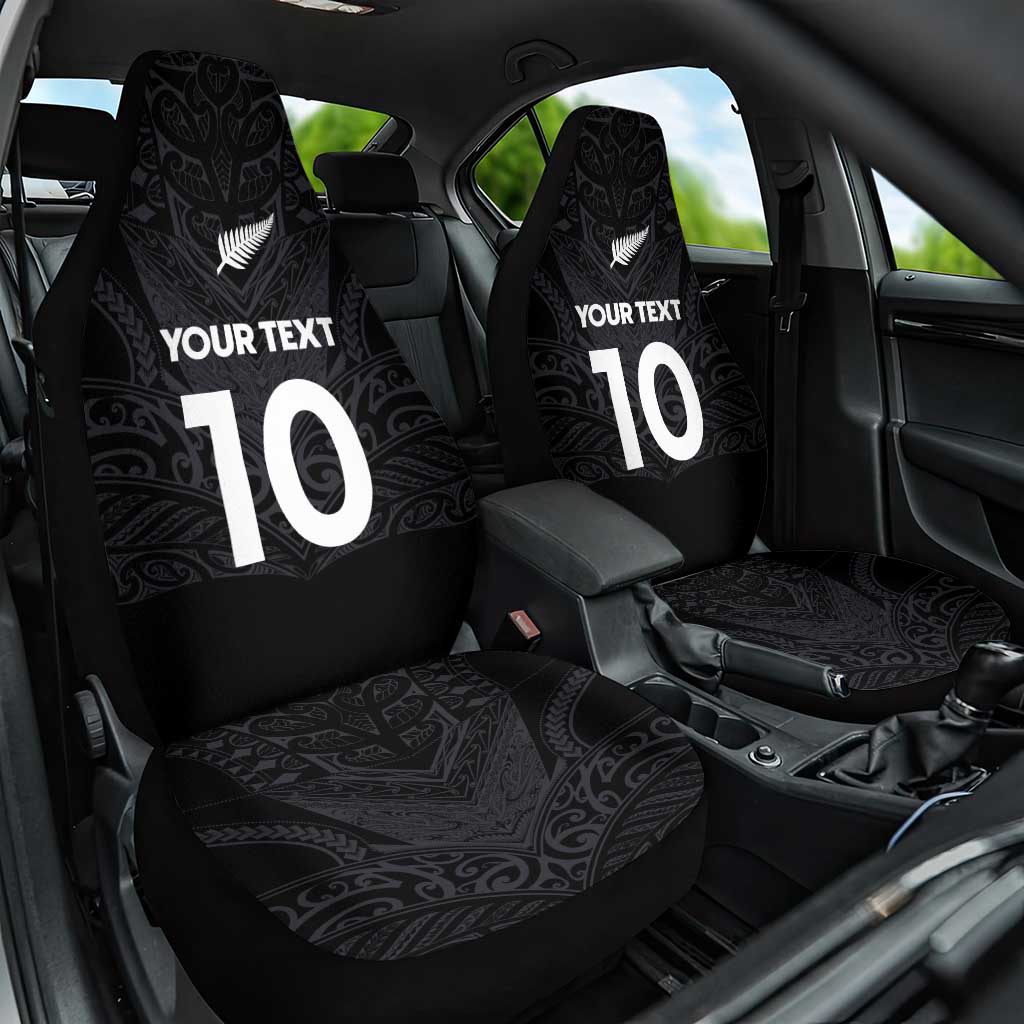 Custom Aotearoa Rugby Car Seat Cover The Blacks-Sporty T90 Style LT03 One Size Black - Polynesian Pride