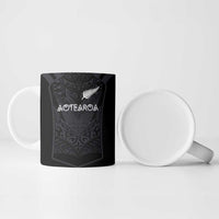 Custom Aotearoa Rugby Ceramic Mug The Blacks-Sporty T90 Style LT03 - Polynesian Pride