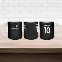 Custom Aotearoa Rugby Ceramic Mug The Blacks-Sporty T90 Style LT03 - Polynesian Pride