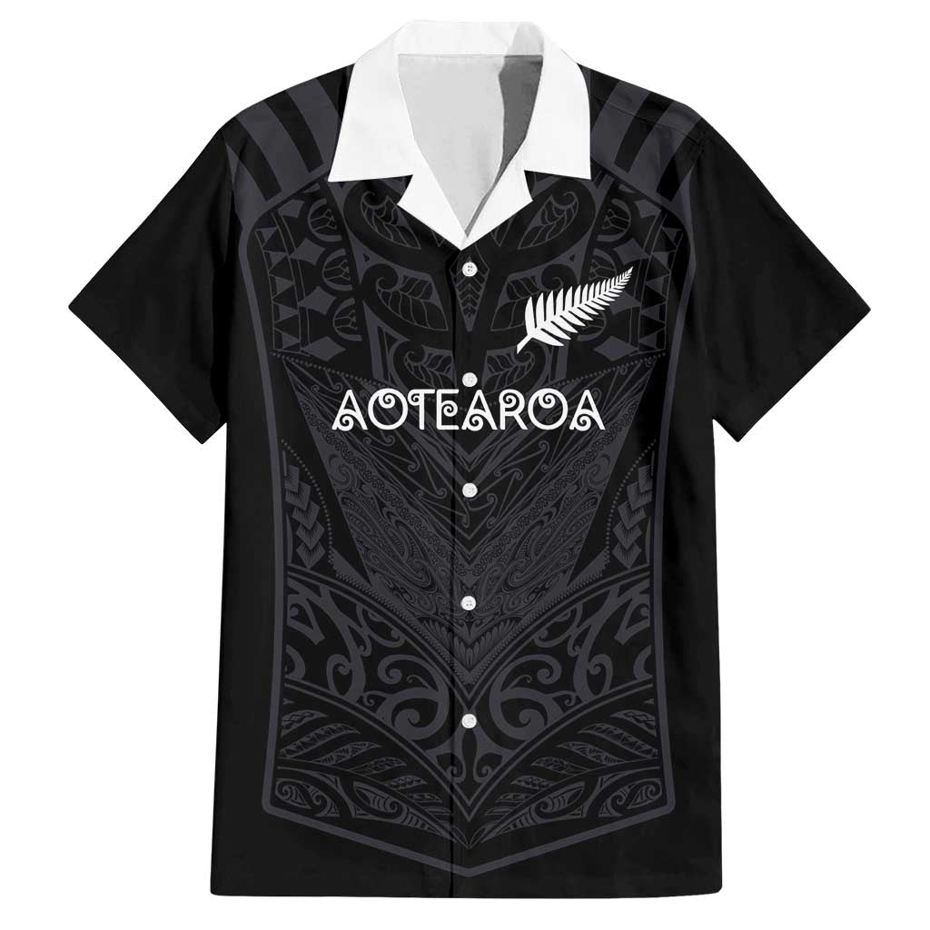 Custom Aotearoa Rugby Family Matching Summer Maxi Dress and Hawaiian Shirt The Blacks-Sporty T90 Style - Polynesian Pride
