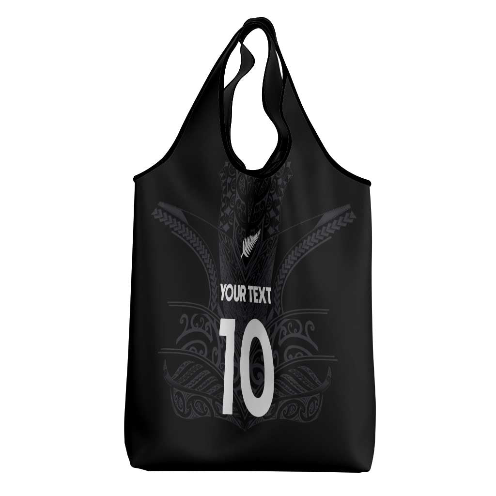 Custom Aotearoa Rugby Grocery Bag The Blacks-Sporty T90 Style LT03 - Polynesian Pride