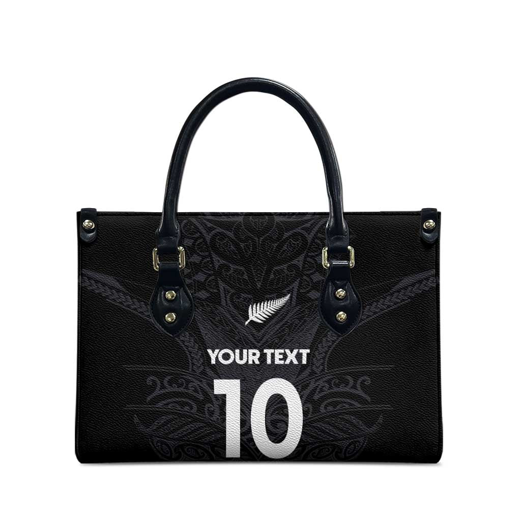 Custom Aotearoa Rugby Leather Bag The Blacks-Sporty T90 Style LT03 - Polynesian Pride