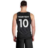 Custom Aotearoa Rugby Men Tank Top The Blacks-Sporty T90 Style LT03 - Polynesian Pride