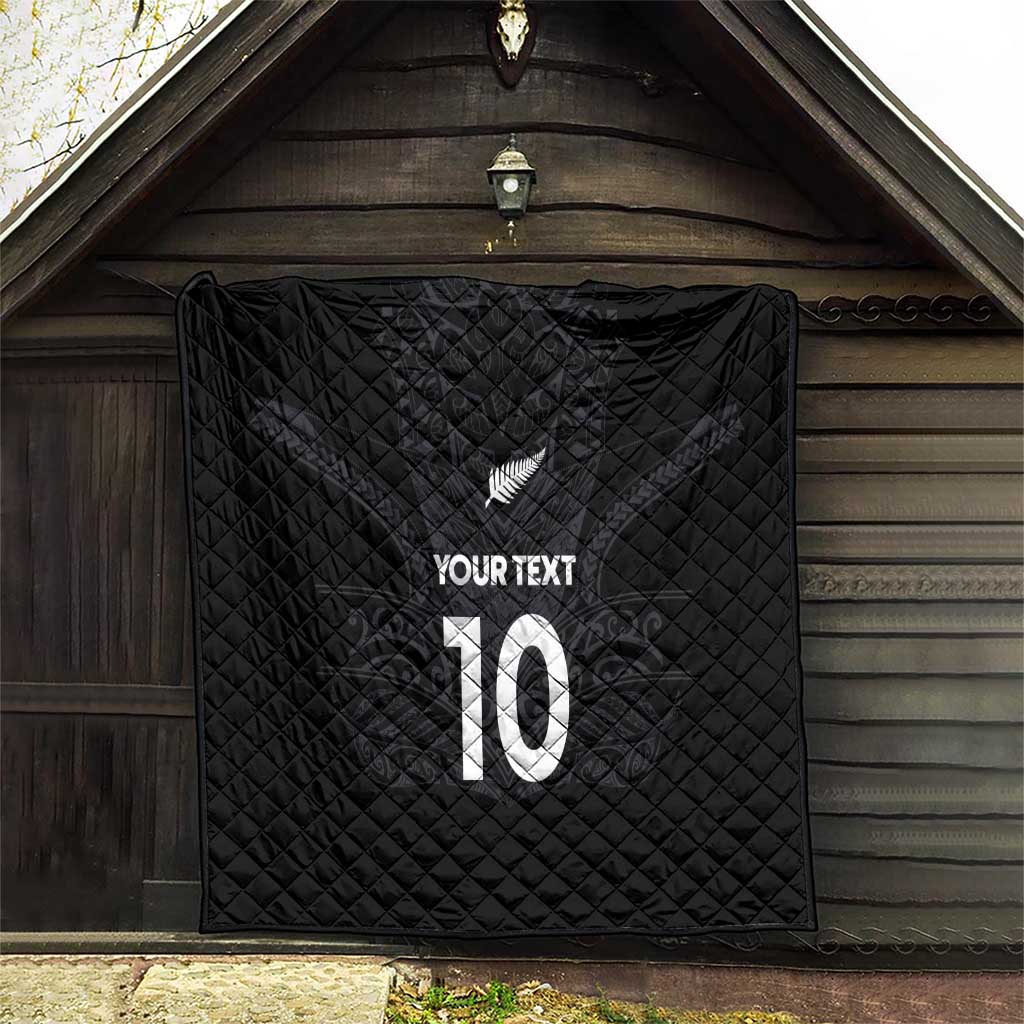 Custom Aotearoa Rugby Quilt The Blacks-Sporty T90 Style LT03 - Polynesian Pride
