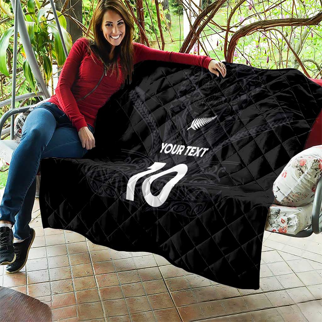 Custom Aotearoa Rugby Quilt The Blacks-Sporty T90 Style LT03 - Polynesian Pride