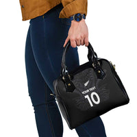 Custom Aotearoa Rugby Shoulder Handbag The Blacks-Sporty T90 Style - Polynesian Pride