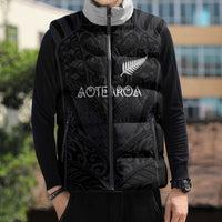 Custom Aotearoa Rugby Sleeveless Puffer Jacket The Blacks-Sporty T90 Style LT03 - Polynesian Pride