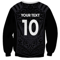 Custom Aotearoa Rugby Sweatshirt The Blacks-Sporty T90 Style LT03 - Polynesian Pride