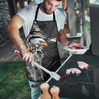 American Samoa Flag Day Apron Tribal Tattoo with Eagle Black