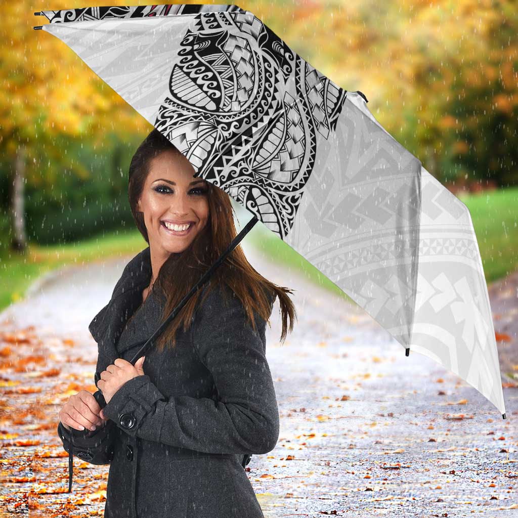 American Samoa Flag Day Umbrella Tribal Tattoo with Eagle White LT03 - Polynesian Pride