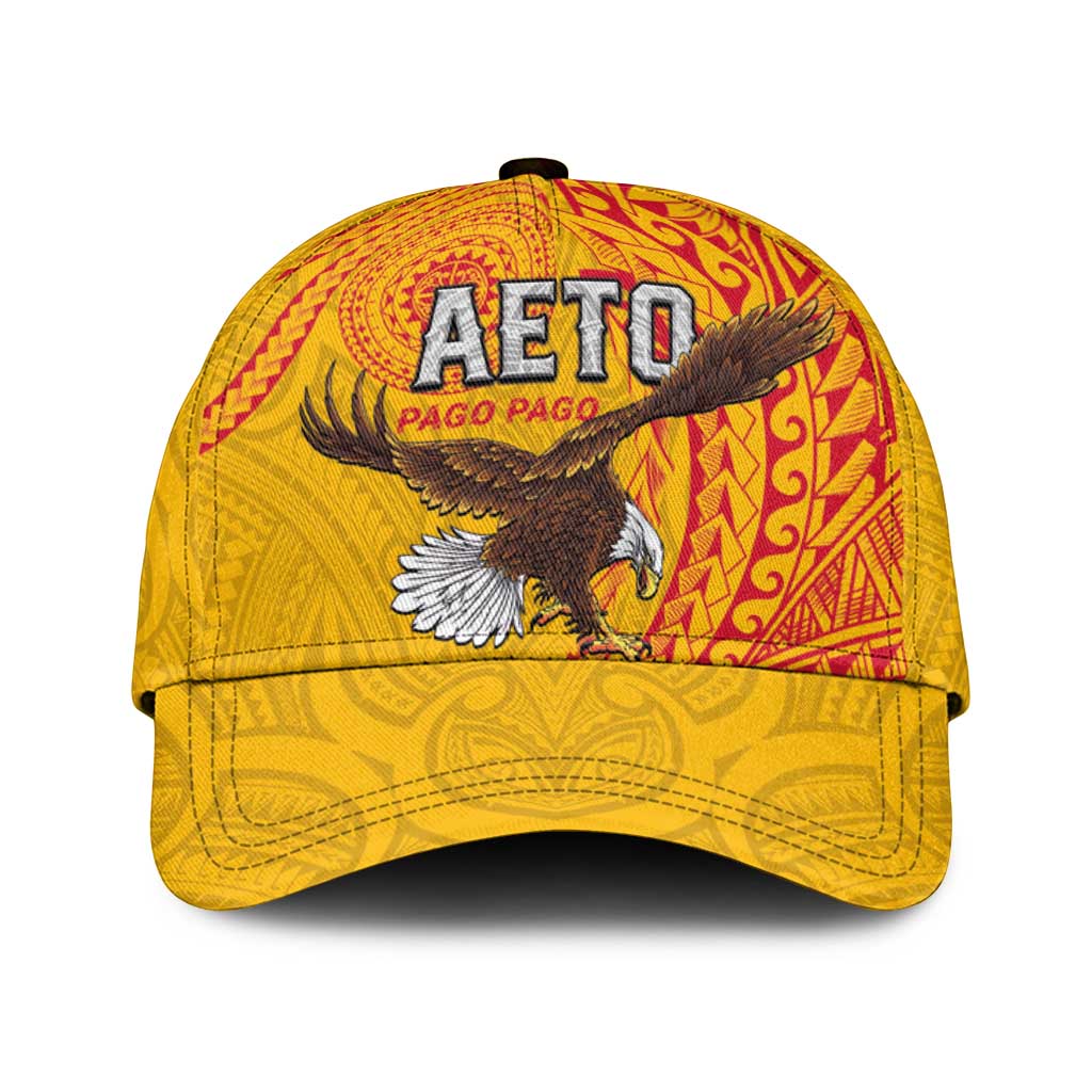 American Samoa Flag Day Classic Cap Fautasi Race Pago Pago-Aeto Eagle Wings Tribal Style