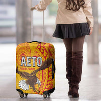 American Samoa Flag Day Luggage Cover Fautasi Race Pago Pago-Aeto Eagle Wings Tribal Style LT03 - Polynesian Pride