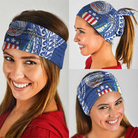 American Samoa Flag Day Neck Gaiter Fautasi Race Fagatogo-Iseula O Le Moana Sailfish Tribal Style