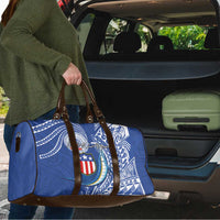 American Samoa Flag Day Travel Bag Fautasi Race Fagatogo-Iseula O Le Moana Sailfish Tribal Style LT03 - Polynesian Pride