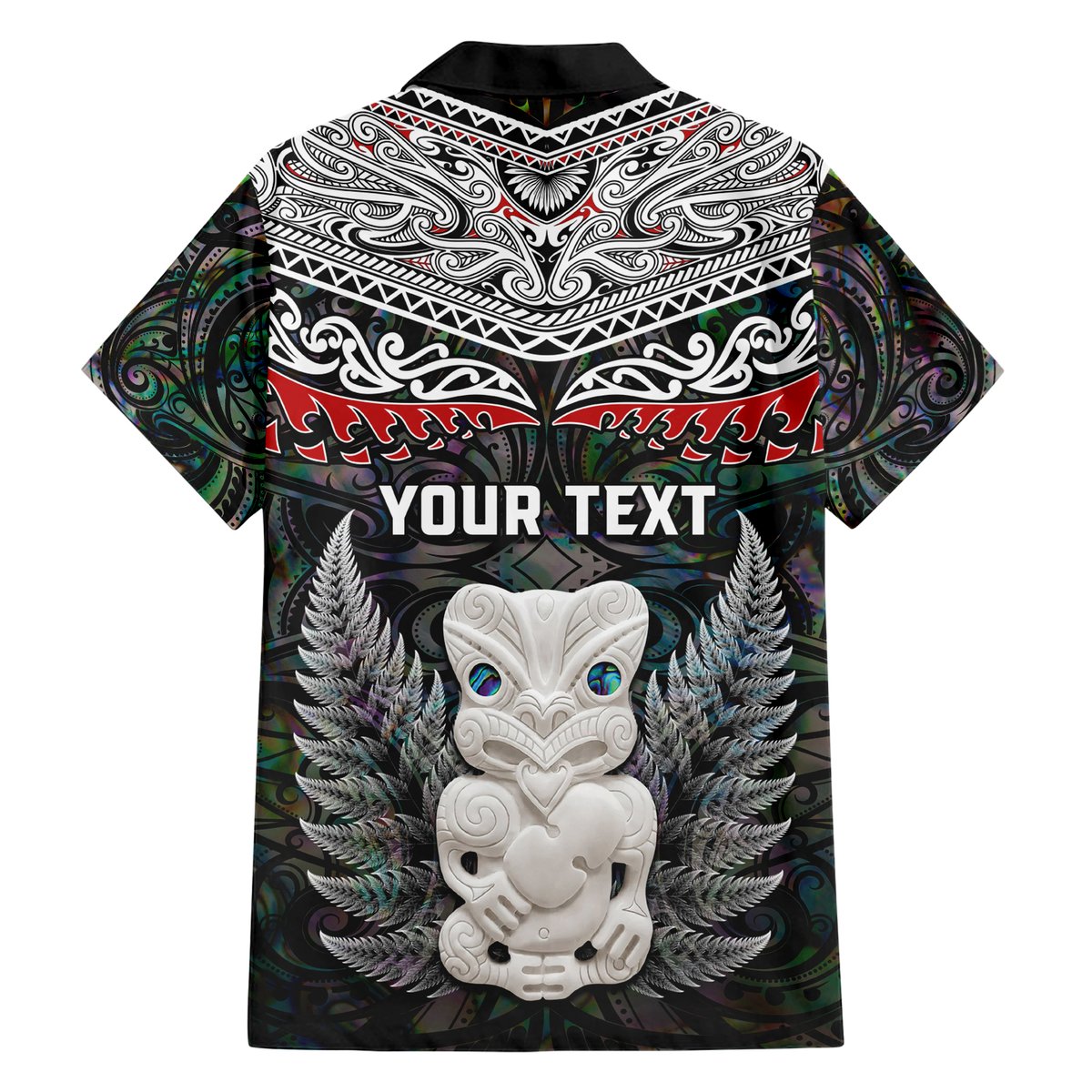 New Zealand Hei Tiki Hawaiian Shirt Maori Green Papua Shell Pattern LT03 - Polynesian Pride