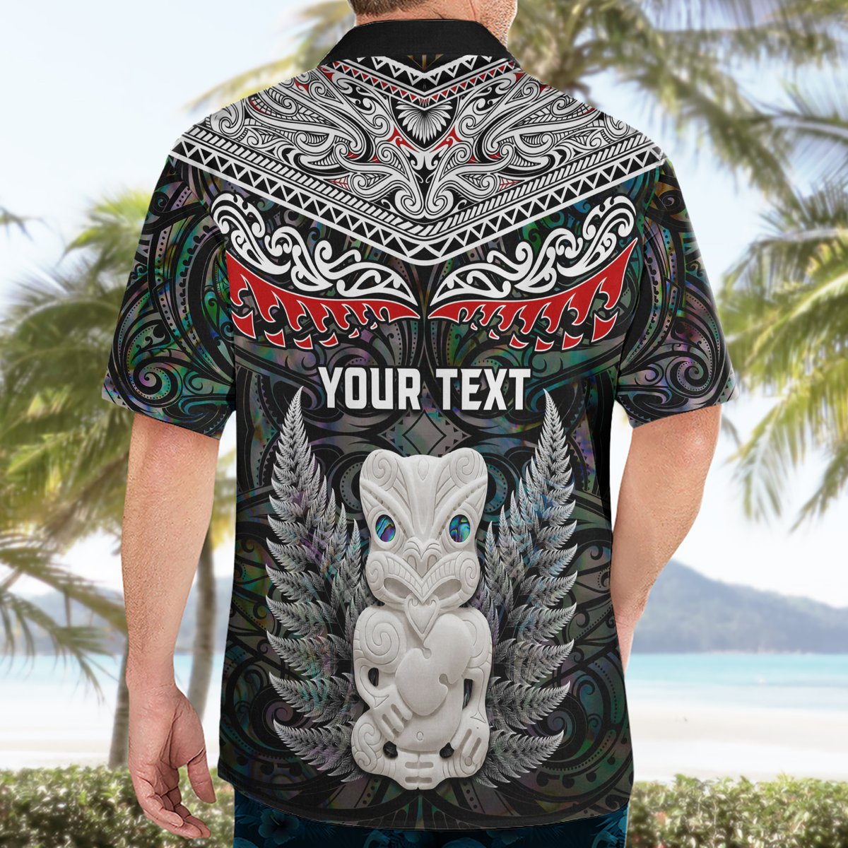 New Zealand Hei Tiki Hawaiian Shirt Maori Green Papua Shell Pattern LT03 - Polynesian Pride