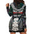 New Zealand Hei Tiki Hoodie Dress Maori Green Papua Shell Pattern LT03 - Polynesian Pride