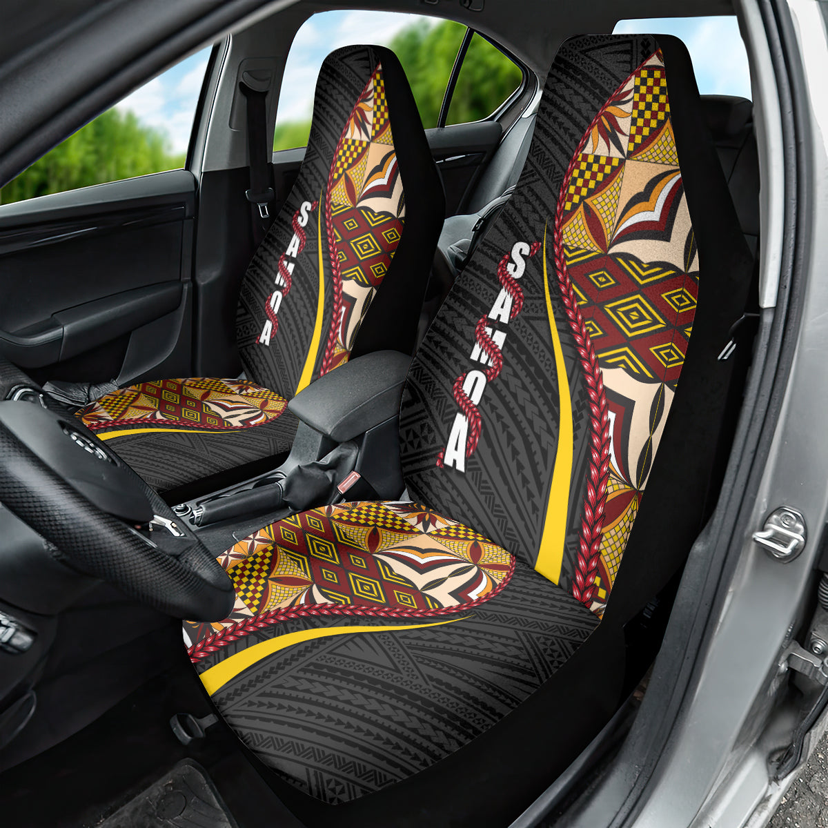 Samoa Siapo Ula Fala Car Seat Cover Polynesian Tribal Pattern LT03 - Polynesian Pride