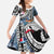 Fiji Day Family Matching Off The Shoulder Long Sleeve Dress and Hawaiian Shirt Traditional Tapa with Hibiscus and Emblems