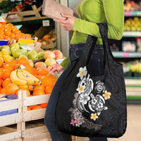 Hawaiian Tropical Plumeria Turtles Grocery Bag Polynesian Art Tattoo LT03 - Polynesian Pride