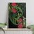 New Zealand Chameleon and Gecko Canvas Wall Art Maori Silver Fern and Pohutukawa Decoration