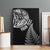 Personalised New Zealand Maori Art Tattoo and Silver Fern Canvas Wall Art