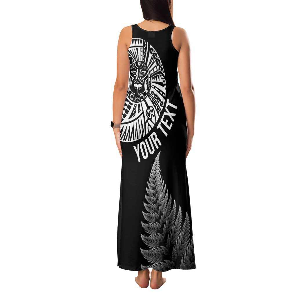 Personalised New Zealand Maori Art Tattoo and Silver Fern Family Matching Tank Maxi Dress and Hawaiian Shirt LT03 - Polynesian Pride
