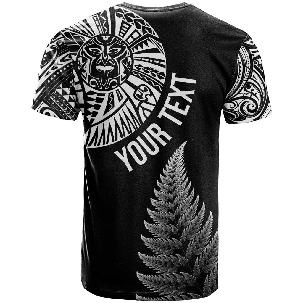 Personalised New Zealand Maori Art Tattoo and Silver Fern T Shirt LT03 - Polynesian Pride