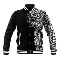 Polynesian Art Traditional Tattoo Pattern Baseball Jacket