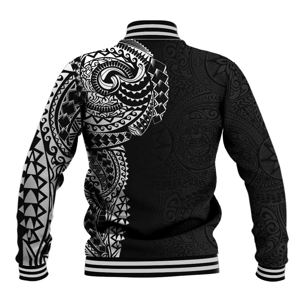 Polynesian Art Traditional Tattoo Pattern Baseball Jacket