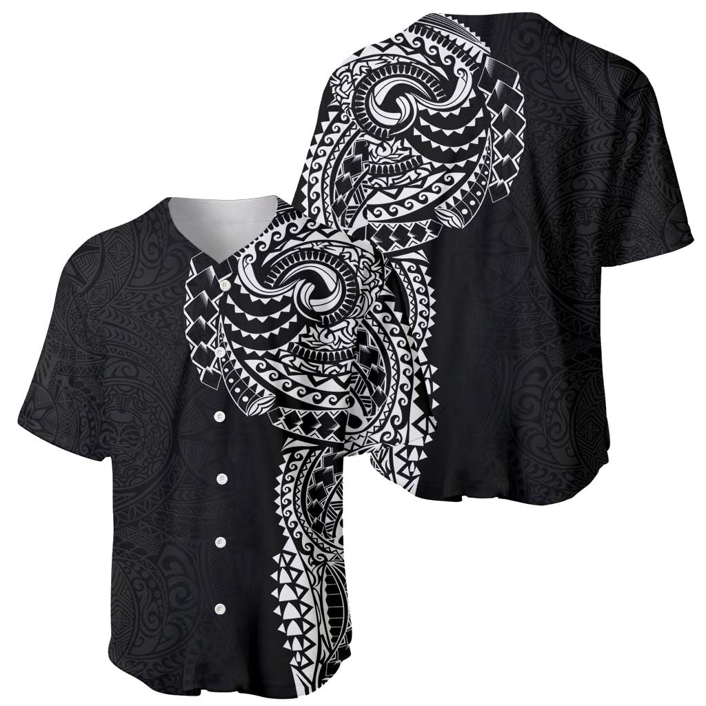 Polynesian Art Traditional Tattoo Pattern Baseball Jersey LT03 - Polynesian Pride
