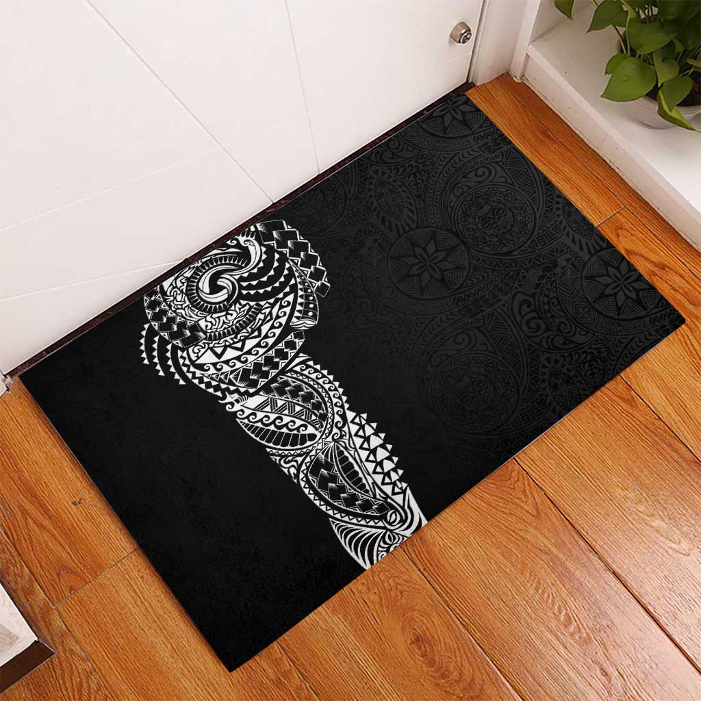 Polynesian Art Traditional Tattoo Pattern Rubber Doormat LT03 - Polynesian Pride
