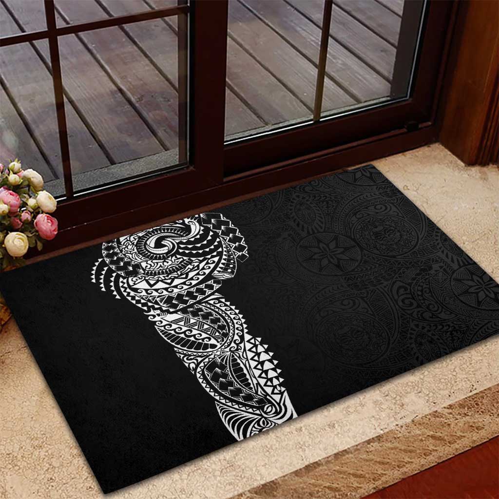 Polynesian Art Traditional Tattoo Pattern Rubber Doormat LT03 - Polynesian Pride